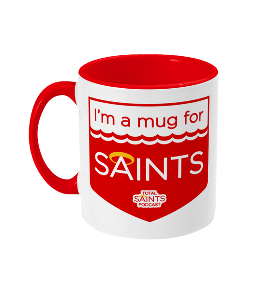 I'm a Mug for Saints Crest Two Toned Mug